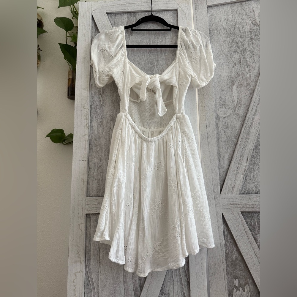 Hollister White Mini Dress
